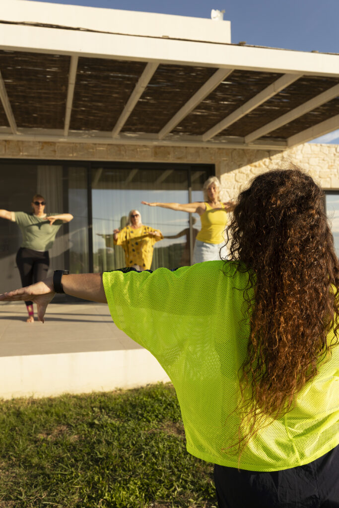Zumba Session als Mitmachaktion von Nicole.